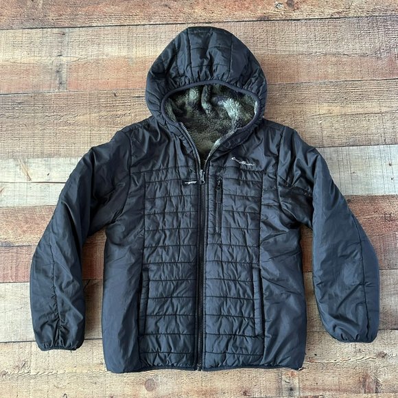 Eddie Bauer Jackets & Coats Eddie Bauer Black Reversible Camo